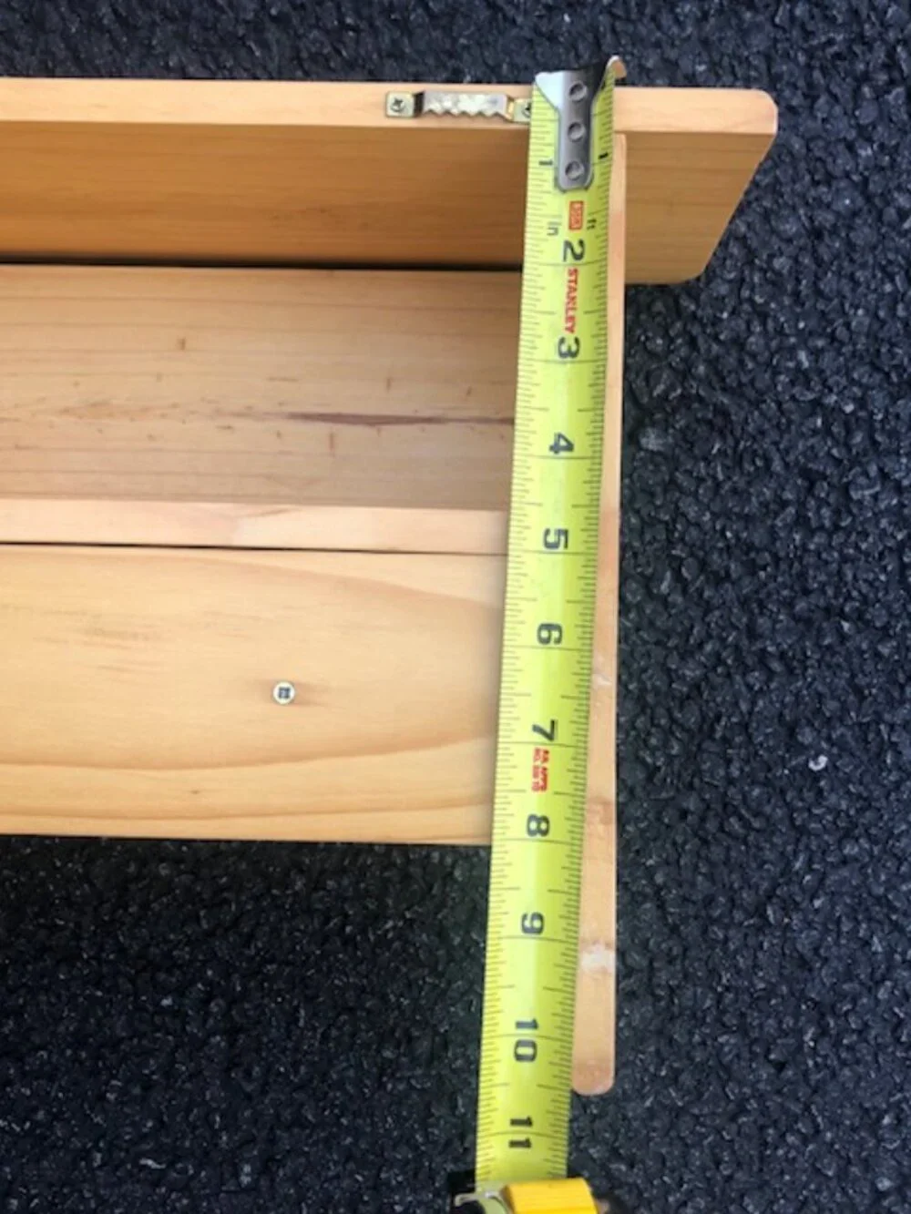 N/A wood shelf